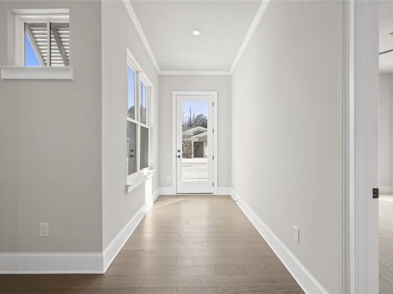 Spacious, unfurnished interior of a new home in The Village at Towne Lake, Woodstock (Image 40).