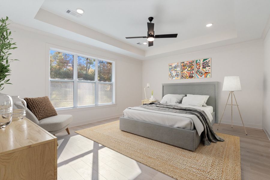 Furnished interior view inside a new home in White Oak, Arlington (Image 11).