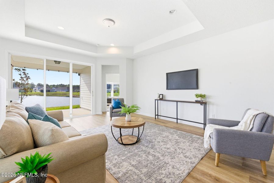Furnished interior view inside a new home in Beacon Lake, St. Augustine (Image 29).