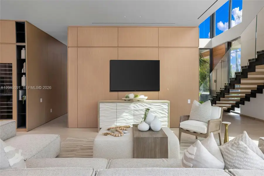 Furnished interior view inside a new home in , Miami Beach (Image 4).