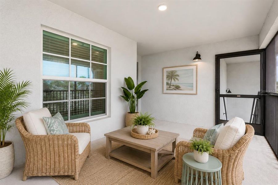 Furnished interior view inside a new home in , Venice (Image 6).