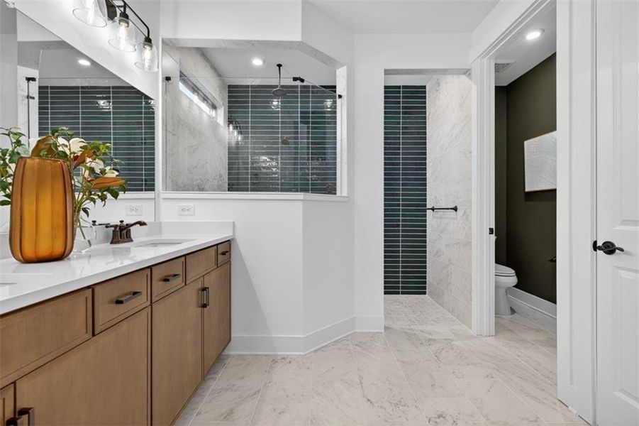 Furnished interior view inside a new home in Del Webb Chateau Elan, Hoschton (Image 7).