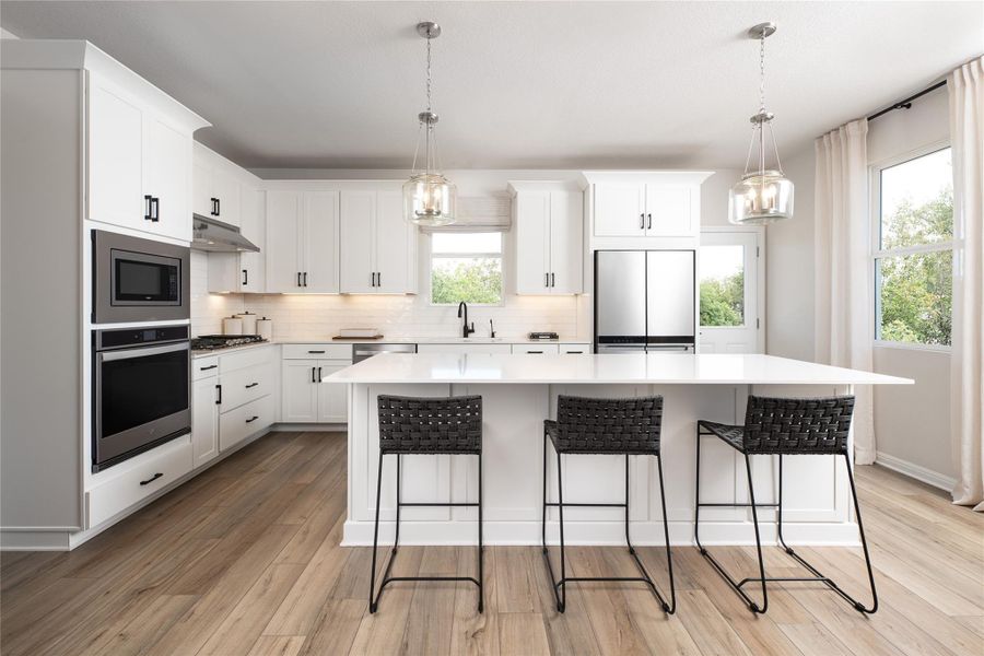 Furnished interior view inside a new home in Covered Bridge, Hutto (Image 15).