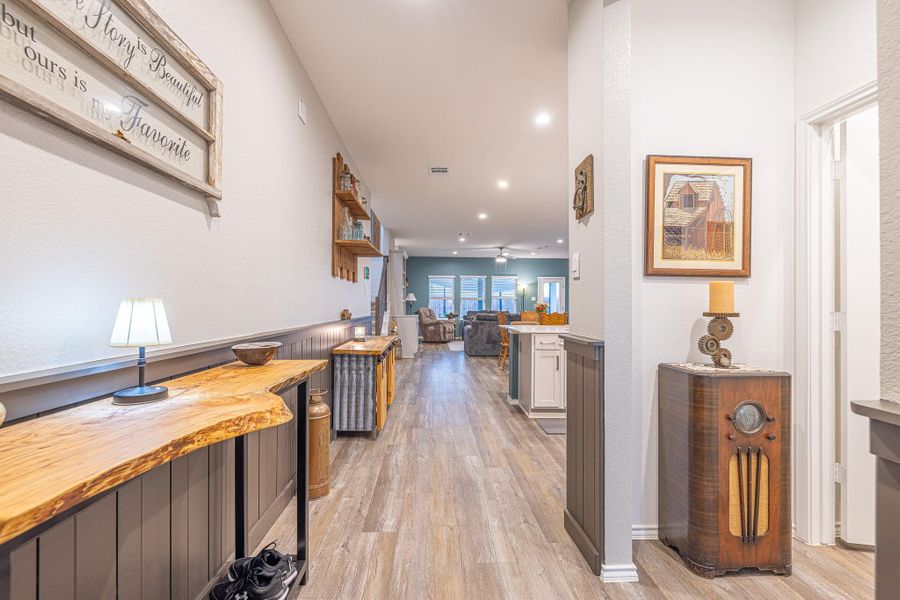 Furnished interior view inside a new home in River Ranch Meadows, Dayton (Image 17). Furnished interior view inside a new home in River Ranch Meadows, Dayton (Image 17).