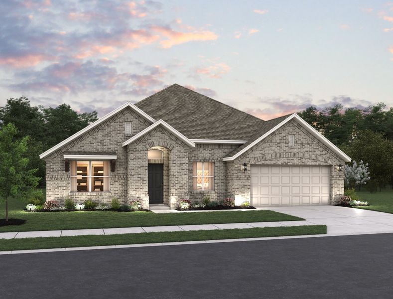 Representative exterior photo of a completed home built from the Avalon III by Ashton Woods in Saddlebrook Ranch, Schertz, TX (Image 8). Representative exterior photo of a completed home built from the Avalon III by Ashton Woods in Saddlebrook Ranch, Schertz, TX (Image 8).