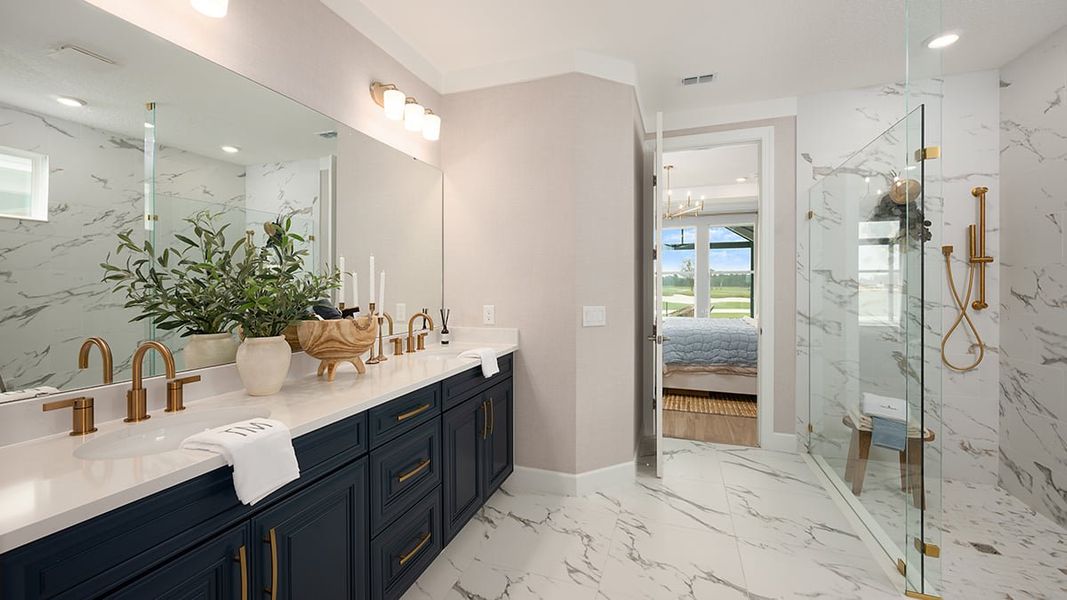 Furnished interior view inside a new home in Esplanade at St. Marys, St. Marys (Image 8).