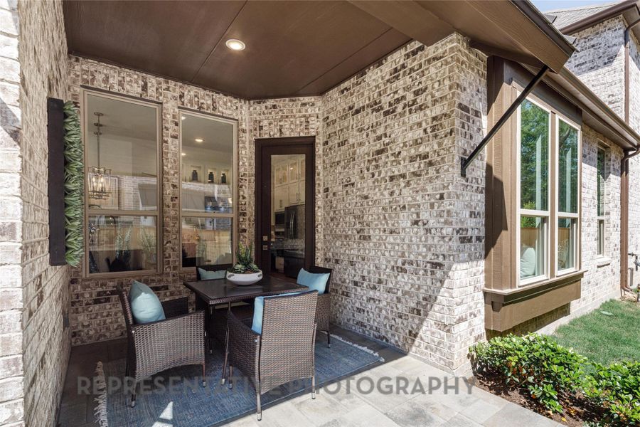 Furnished interior view inside a new home in Bridgeland Central: The Villas, Cypress (Image 29). Furnished interior view inside a new home in Bridgeland Central: The Villas, Cypress (Image 29).