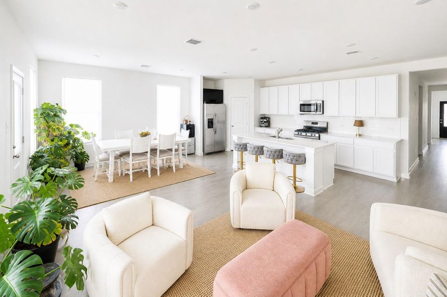 Furnished interior view inside a new home in Grand Oaks Reserve, Cleveland (Image 3).