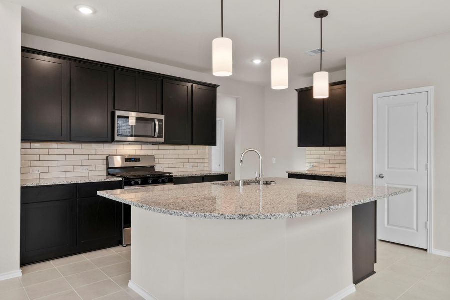 Furnished interior view inside a new home in The Trails, New Caney (Image 8).