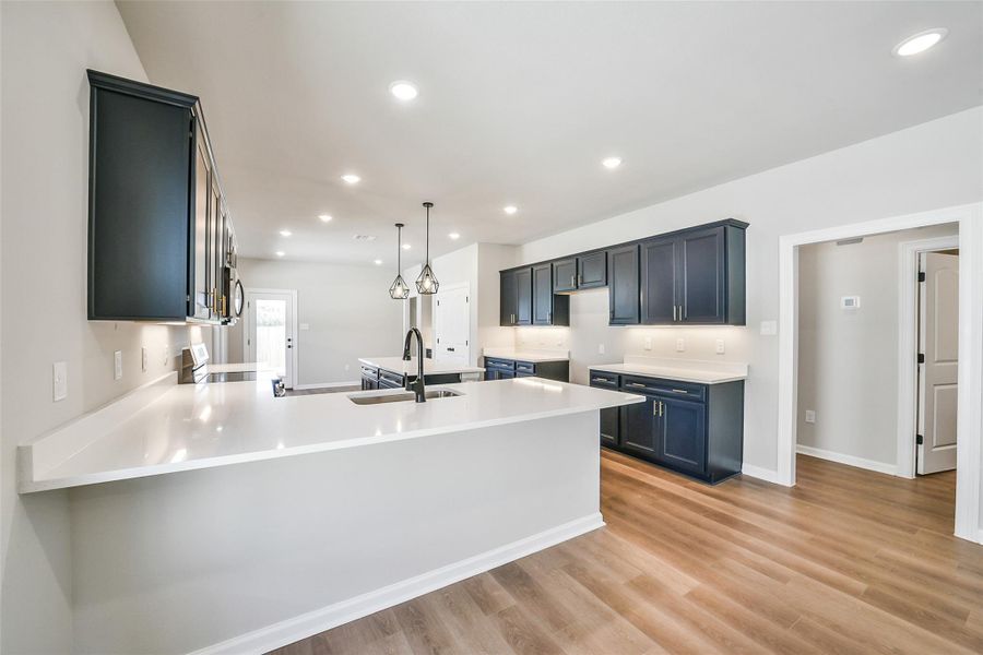 Furnished interior view inside a new home in Mostyn Springs, Magnolia (Image 10). Furnished interior view inside a new home in Mostyn Springs, Magnolia (Image 10).