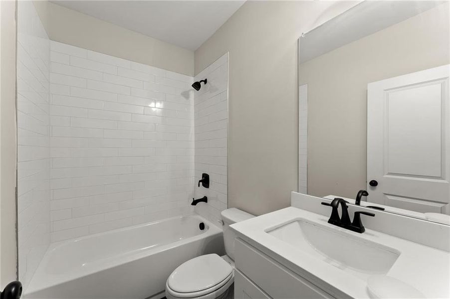 Furnished interior view inside a new home in West Highlands, Atlanta (Image 7). Furnished interior view inside a new home in West Highlands, Atlanta (Image 7).