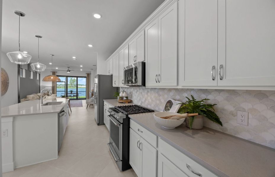 New home with a spacious kitchen perfect for entertaining