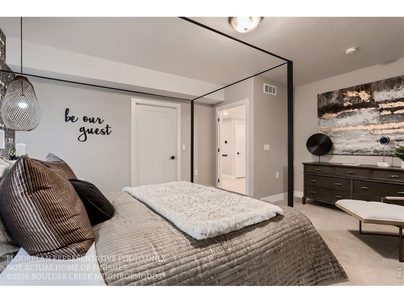 Furnished interior view inside a new home in , Broomfield (Image 32).