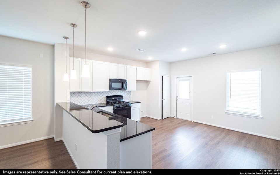 Furnished interior view inside a new home in Hennersby Hollow, San Antonio (Image 2). Furnished interior view inside a new home in Hennersby Hollow, San Antonio (Image 2).