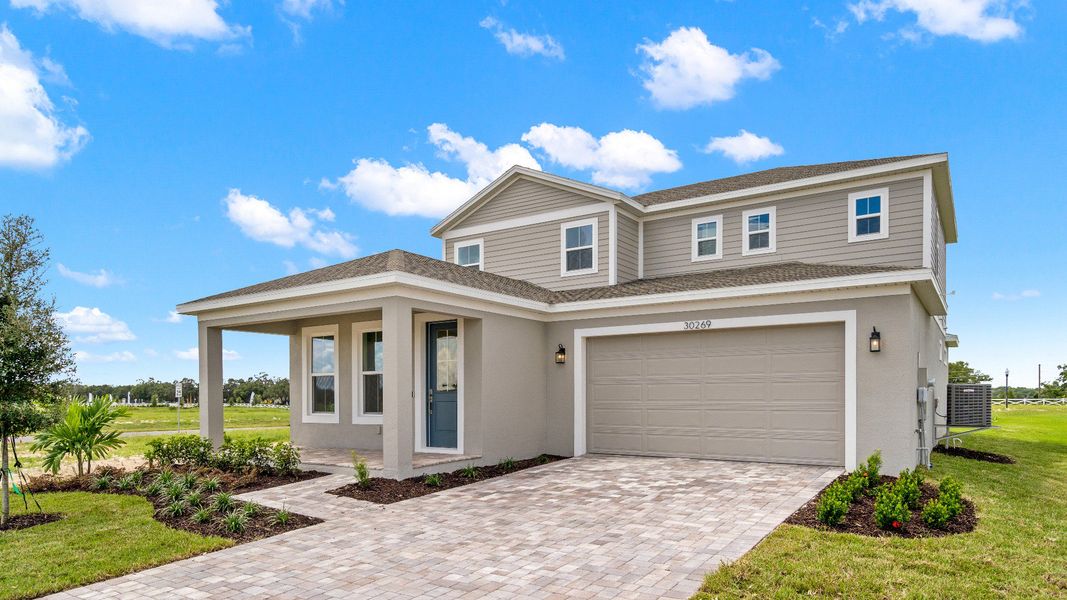 The Sweetgum two story home in Trailside in Mount Dora by DRB Homes