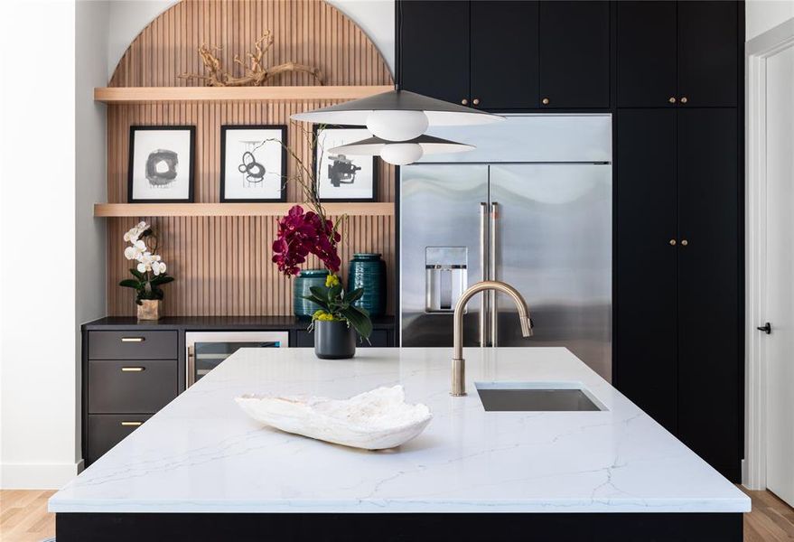 Close-up of interior finishes inside a home in , Dallas (Image 18).