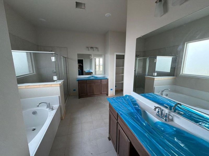 In-progress construction of a new home in Clear Sky Addition, Valley View, TX (Image 4).