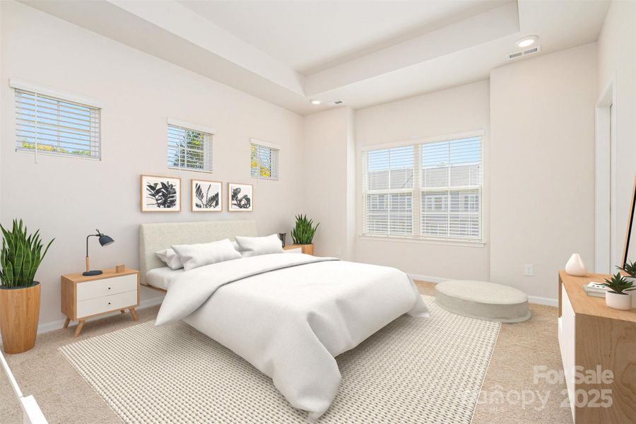 Furnished interior view inside a new home in , Mint Hill (Image 6).