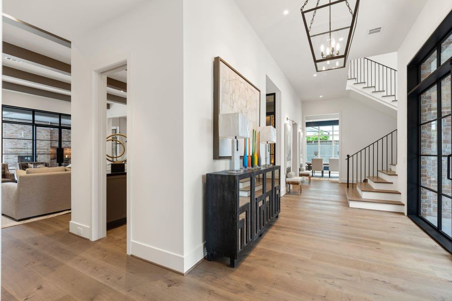 Furnished interior view inside a new home in , Houston (Image 4).