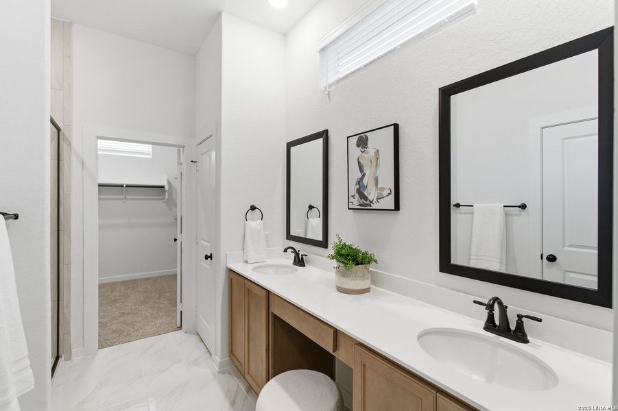 Furnished interior view inside a new home in The Crossvine, Schertz (Image 6).