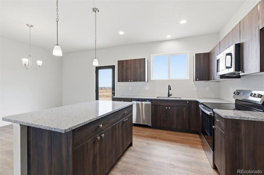Furnished interior view inside a new home in , Pueblo West (Image 4). Furnished interior view inside a new home in , Pueblo West (Image 4).