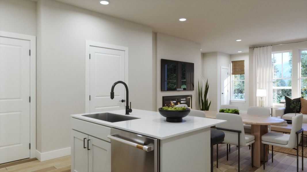 Representative furnished interior of a home built from the A by Trumark Homes in Erie Highlands, Erie (Image 6).
