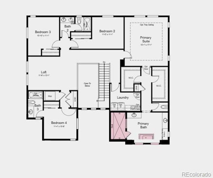 Additional highlights include: Air conditioning, covered outdoor living, 8' interior doors, owner's bath configuration 5, double doors at study, modern 42" fireplace and 9' full unfinished basement.