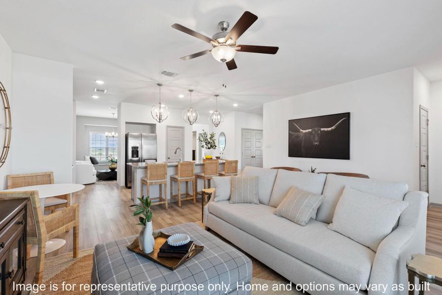 Furnished interior view inside a new home in , Brenham (Image 4).