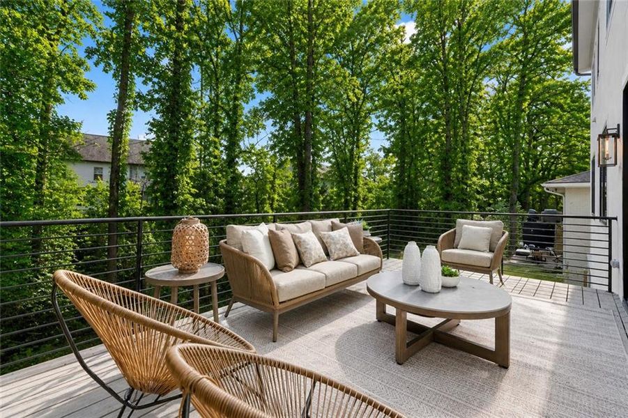 Exterior details and patio area of a home in , Brookhaven (Image 37).