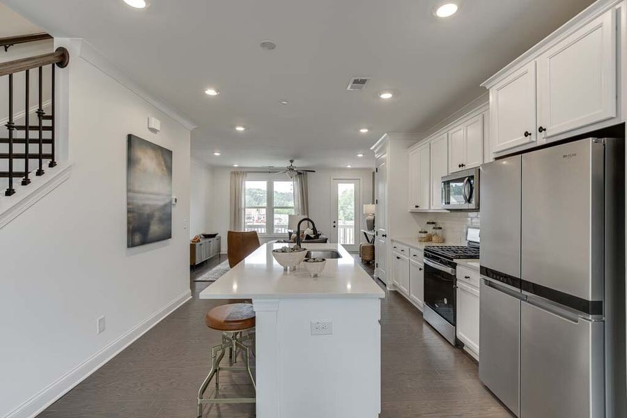 Representative furnished interior of a home built from the Archer by Ashton Woods in Reverie on Cumberland, Atlanta (Image 28).
