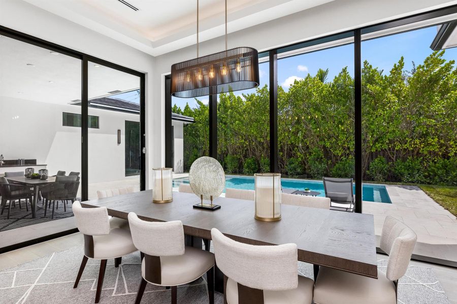 Furnished interior view inside a new home in , Delray Beach (Image 16).