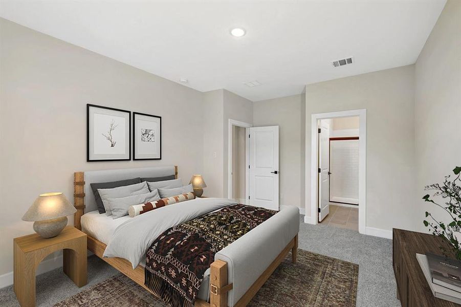 Furnished interior view inside a new home in Elevon, Lavon (Image 17).