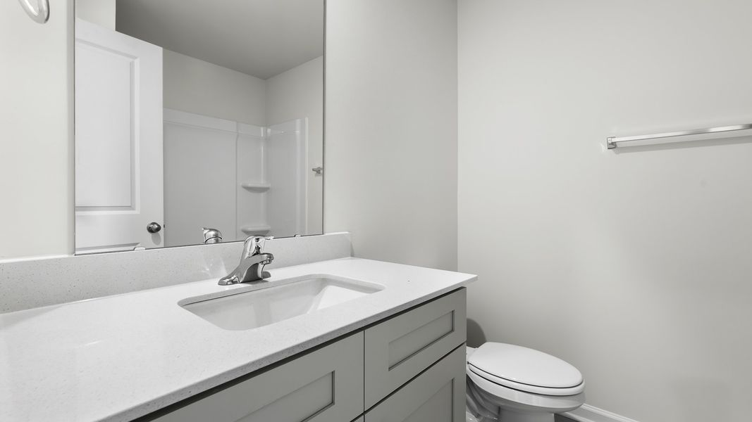 Representative interior finishes for a home built from the Denver by D.R. Horton in The Gables at Edinborough Townes, Gibsonville (Image 6).
