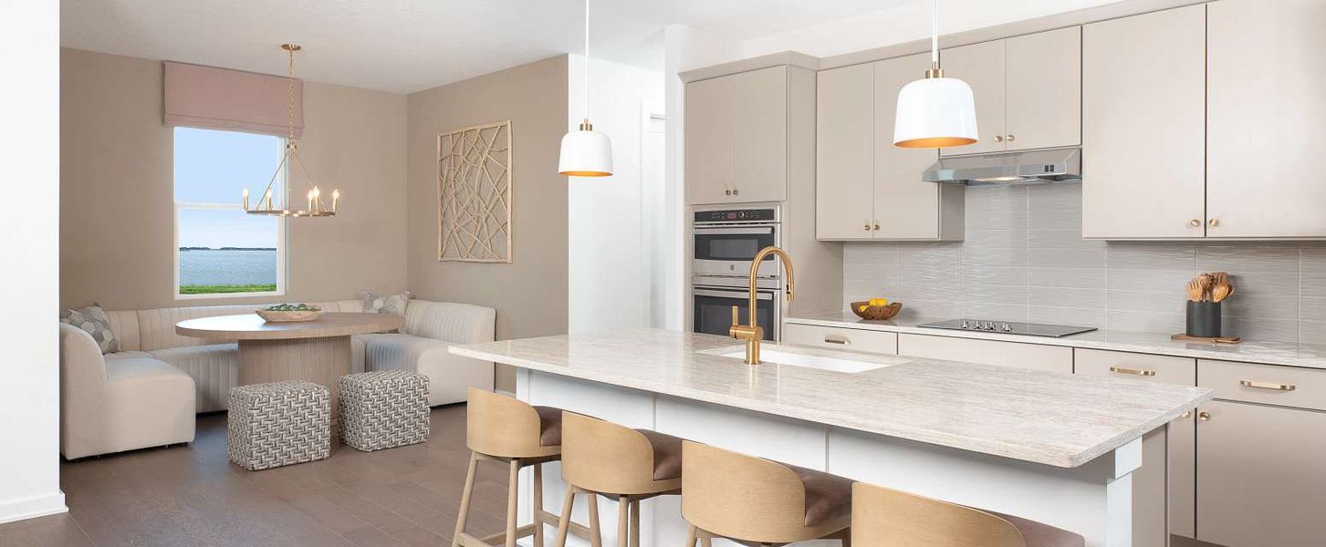 Representative furnished interior of a home built from the t by Ashton Woods in Lake Cawood Traditional, Windermere (Image 7).