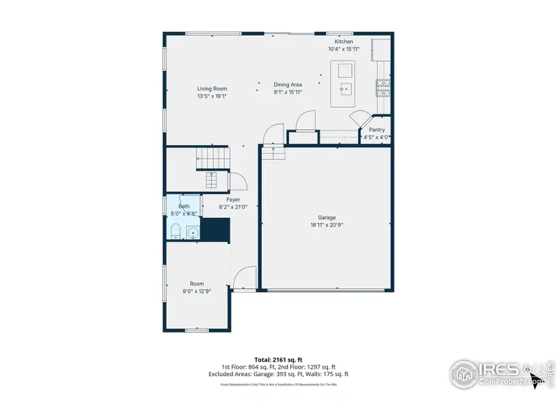 2D floor plan layout of this home in , Greeley, CO (Image 6).