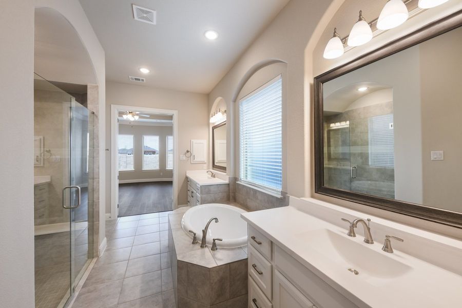 Representative furnished interior of a home built from the Richmond by Chesmar Homes in Sienna Lakes, San Antonio (Image 6). Representative furnished interior of a home built from the Richmond by Chesmar Homes in Sienna Lakes, San Antonio (Image 6).