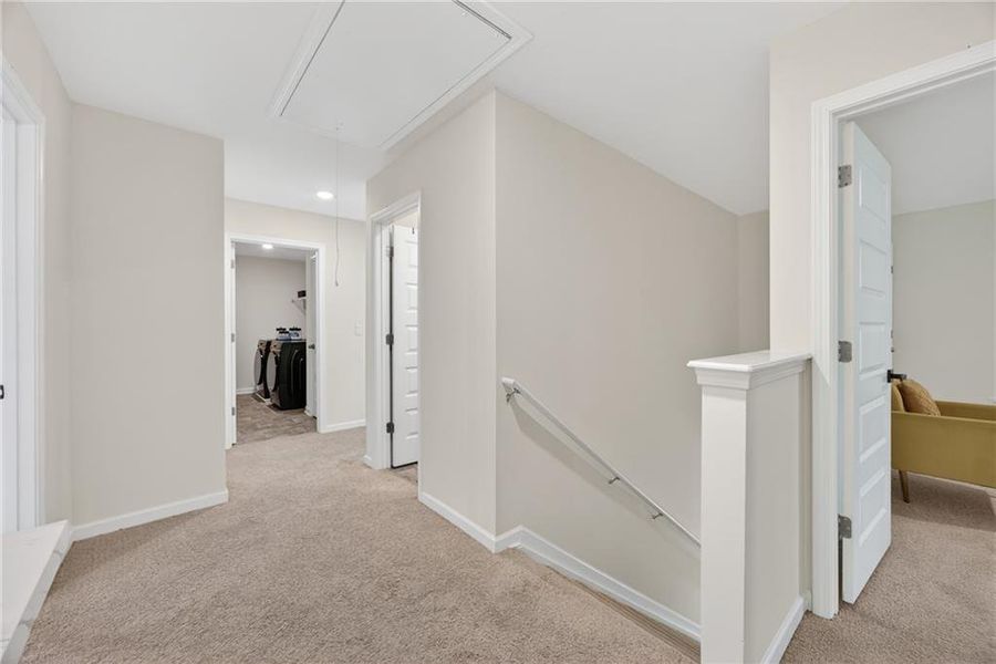 Spacious, unfurnished interior of a new home in The Villages at Oakshire, Atlanta (Image 25). Spacious, unfurnished interior of a new home in The Villages at Oakshire, Atlanta (Image 25).