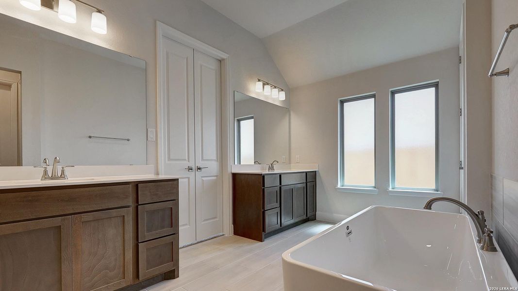 Furnished interior view inside a new home in Alsatian Oaks, Castroville (Image 9). Furnished interior view inside a new home in Alsatian Oaks, Castroville (Image 9).