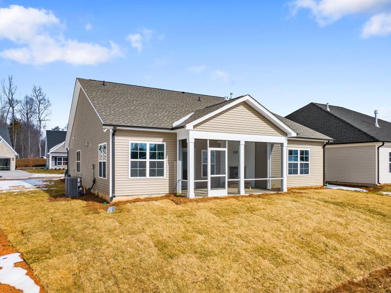 Exterior details and patio area of a home in Brayden, Advance (Image 19).