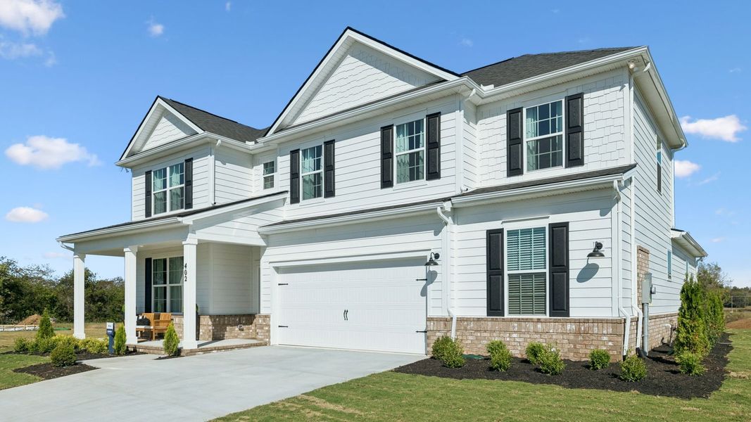 Representative exterior photo of a completed home built from the MILFORD by D.R. Horton in Harvest Point, Spring Hill, TN (Image 26).