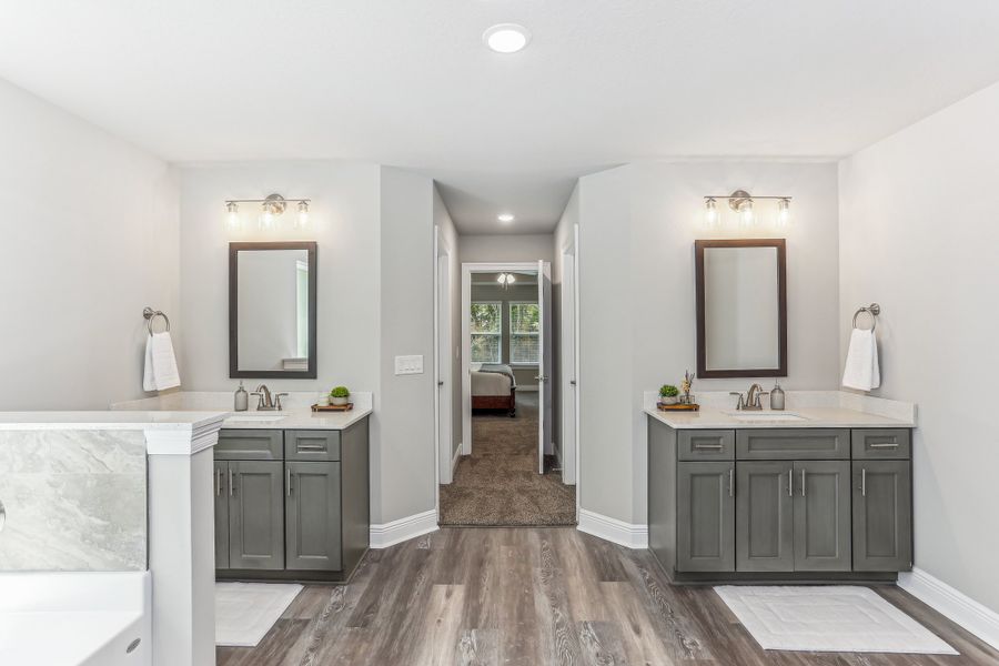Representative furnished interior of a home built from the The Sapphire by Herbst Homes in Clear Water Landing, Milton (Image 80).