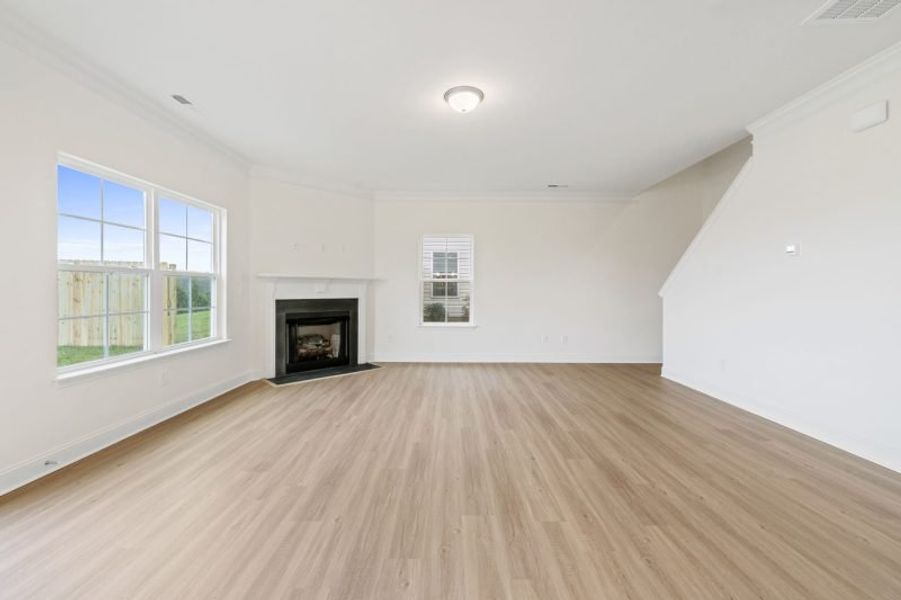 Spacious, unfurnished interior of a new home in Miller's Reserve, Greensboro (Image 42). Spacious, unfurnished interior of a new home in Miller's Reserve, Greensboro (Image 42).