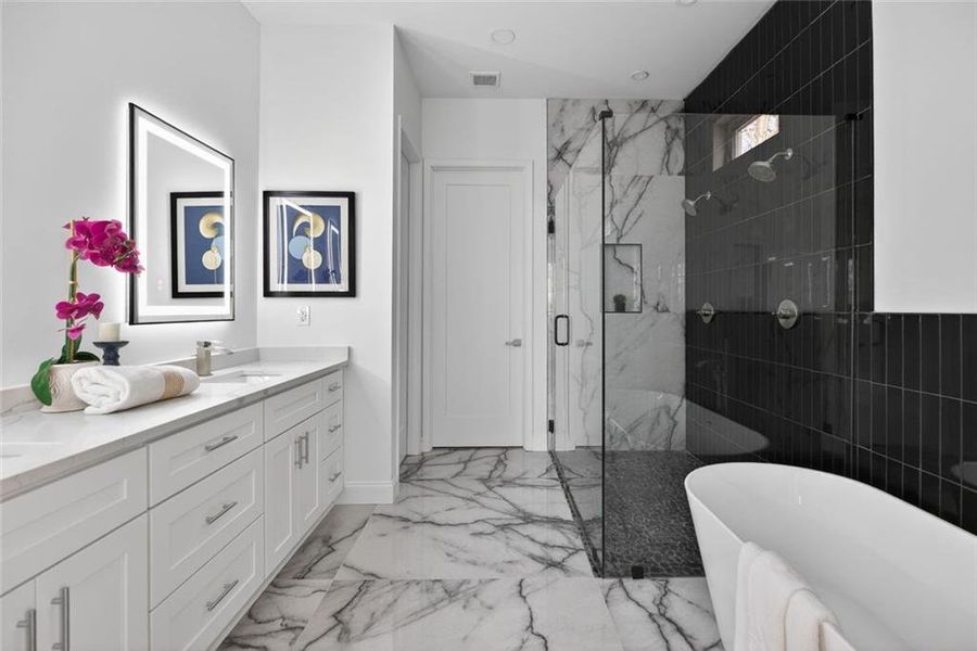 Furnished interior view inside a new home in , Lithia Springs (Image 11).