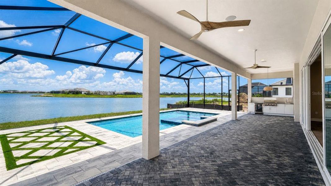 Exterior details and patio area of a home in Shellstone at Waterside, Sarasota (Image 32). Exterior details and patio area of a home in Shellstone at Waterside, Sarasota (Image 32).