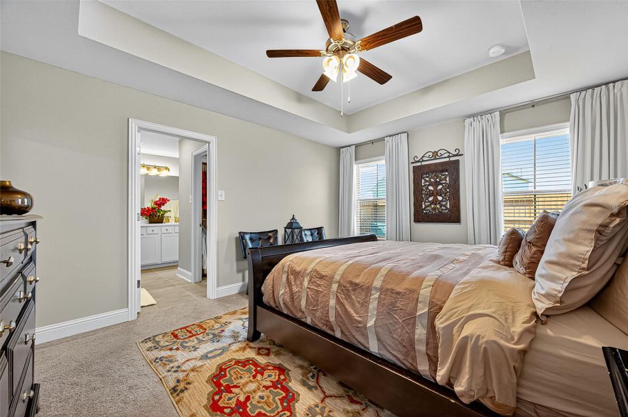 Furnished interior view inside a new home in Sunterra, Katy (Image 28).