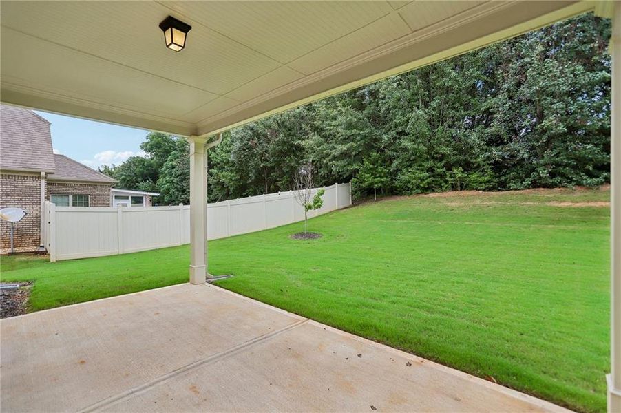 Exterior details and patio area of a home in , McDonough (Image 4).