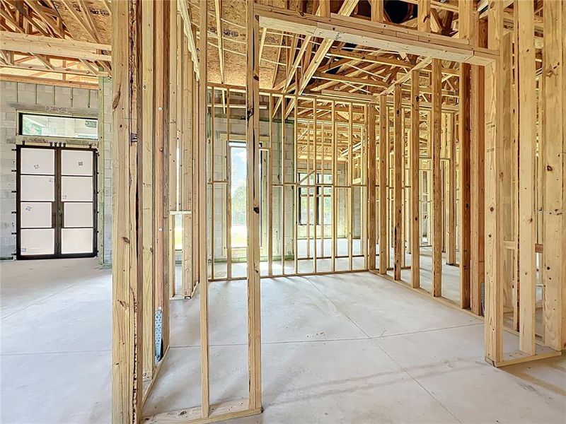 In-progress construction of a new home in , Oviedo, FL (Image 39).