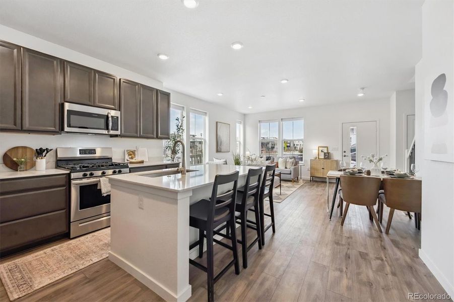 Furnished interior view inside a new home in , Lafayette (Image 27).