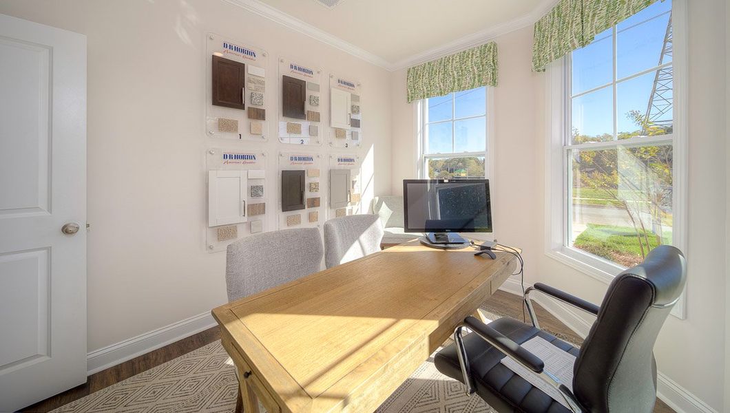Furnished interior view inside a new home in The Townes at Stonecrest, Hendersonville (Image 13).
