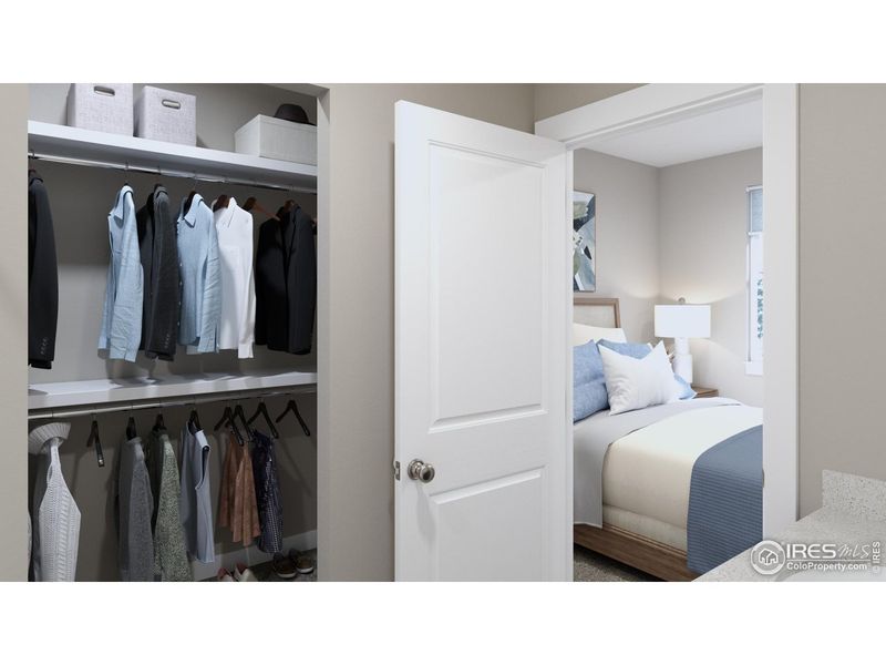 Furnished interior view inside a new home in Highlands at Fox Hill - Discovery, Longmont (Image 15).